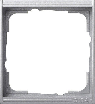 Gira Event 1-Module Intermediate Frame Aluminum - 146126 [2 pieces]