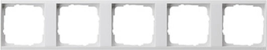 Gira Event 5-Way Intermediate Frame Pure White Matte - 146527