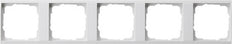 Gira Event 5-Way Intermediate Frame Pure White Matte - 146527