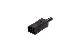 Martin Kaiser IEC Appliance Plug C16 10 Amp Non-Earthed Black - 739/sw [25 Pieces]