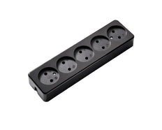 Martin Kaiser 5-Way Unearthed Socket Combination 16A Black - 512/sw [30 Pieces]