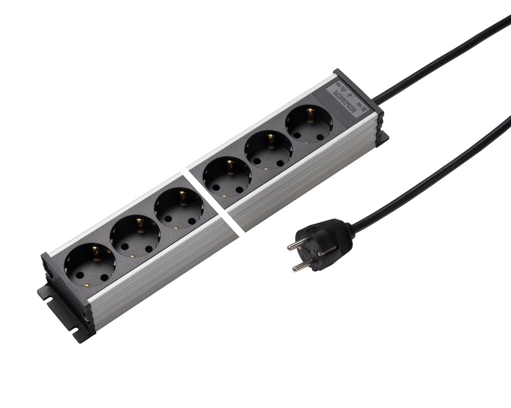 Martin Kaiser 10-Way Power Outlet Strip With Shutter Cable 1.5m - 1102KZL10l-sw15 [10 Pieces]