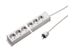 Martin Kaiser Power Strip 8-Way Earthing Contact With 1.5m Cable - 1102KZL8ws15 [10 Pieces]