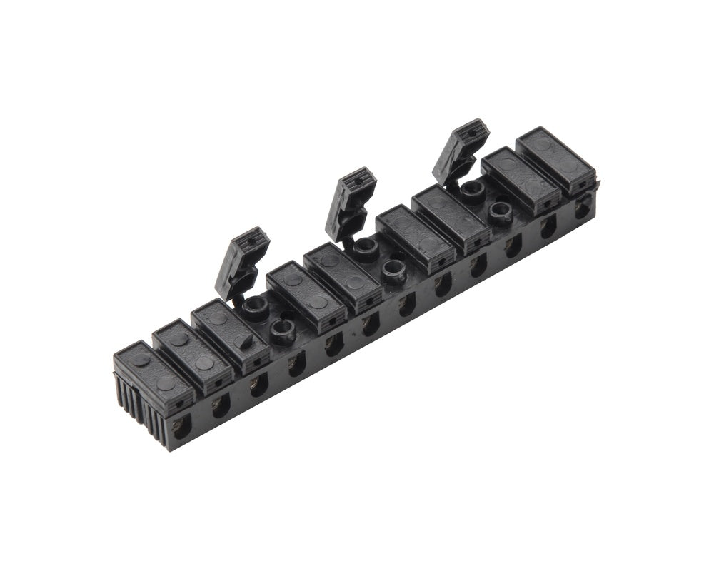 Martin Kaiser 12-Pole Terminal Block 6mm2 With Cover Black - 636/sw [50 Pieces]