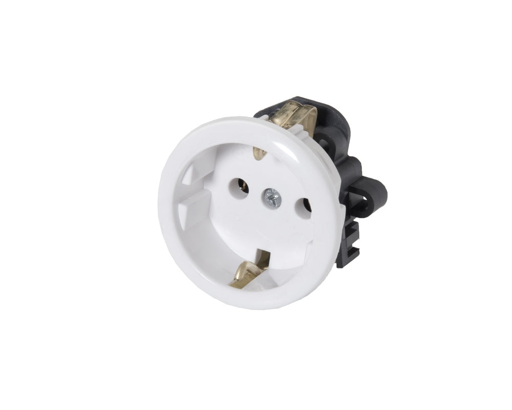 Martin Kaiser 1-Way Inbuilt Device Socket With Shutter Black - 490K/kws [40 Pieces]