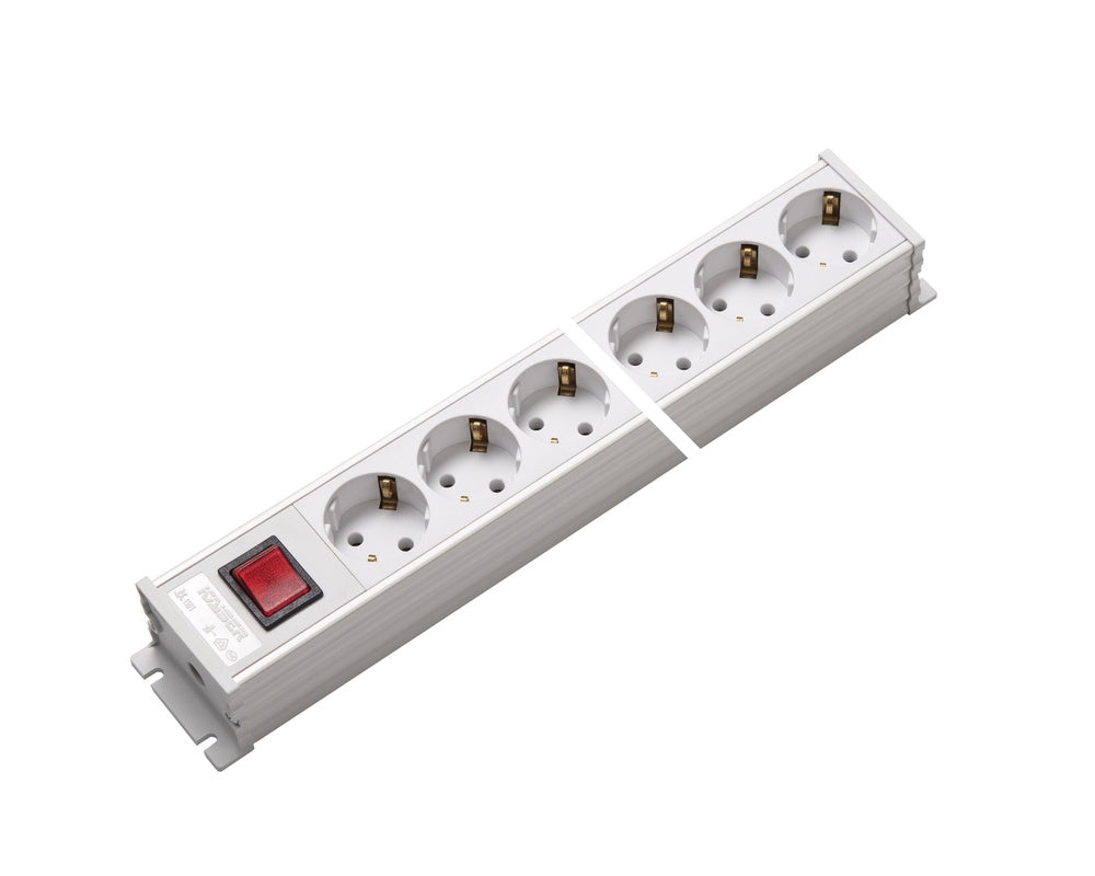 Martin Kaiser 4-Way Power Strip With Earth Contact And Switch - 1101K/4ws [10 Pieces]