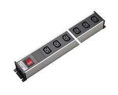 Martin Kaiser 10-Way Power Outlet Strip IEC Socket C13 With Switch - 1121/10l-sw [10 Pieces]