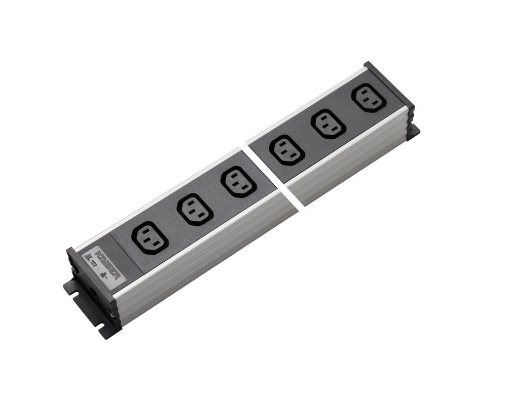 Martin Kaiser 10-Way Power Strip IEC Socket C13 70 Degrees 10Amp - 1122/10l-sw [10 Pieces]