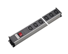 Martin Kaiser 4-Way IEC Socket C13 Power Strip With Switch - 1125/4l-sw [10 Pieces]