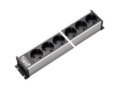 Martin Kaiser 4-Way Aluminum Power Outlet Strip With Shutter Black - 1302K4sw [10 Pieces]