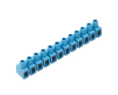 Martin Kaiser 12-Pole Terminal Junction Box Flexible 10mm2 Blue - 610/bl [60 Pieces]