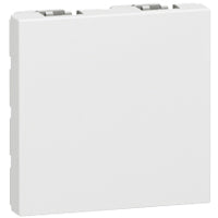 Legrand Mosaic Antibacterial White Cover Plate 2 Modules - 078721 [10 Pieces]