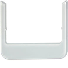 Hager Berker Design Frame - Rounded - Polar White Glass - WD1131