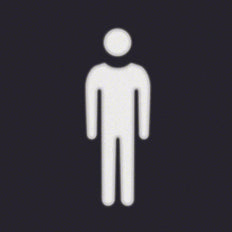 Berker Foil Square Man Symbol For LED Signal Light Accessories - 19058001 [2 pieces]