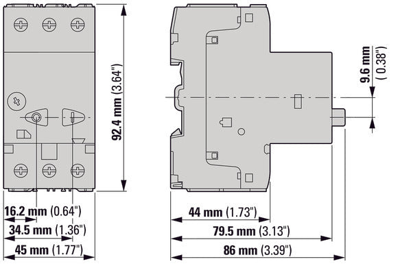 Eaton PKZM01 Motor Protection Circuit Breaker 0.63-1A - 286082