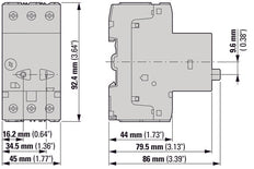Eaton PKZM01 Motor Protection Circuit Breaker 0.63-1A - 286082