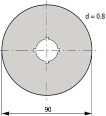 Eaton M22-XAK11 Emergency Stop Label 90mm - 121085
