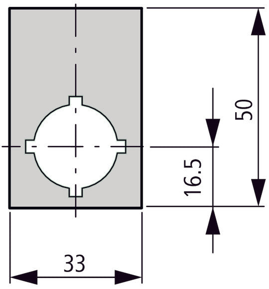 Emergency Stop Label IEC60417 50x33mm Yellow - 180470 [2 Pieces]