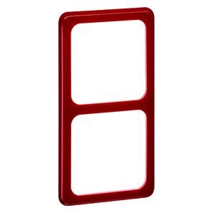 Peha Standard Dual Frame Cover Plate Red - 00552211