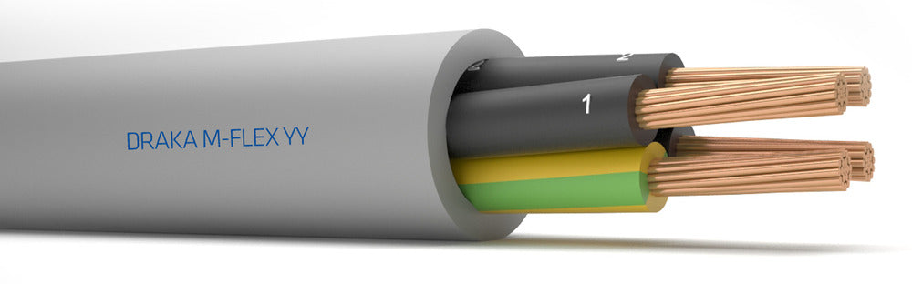 M-Flex YY Control Cable 10x2.5mm2 300/500V Grey - 131949 [5 Meters]