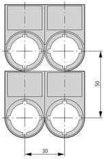 Eaton RMQ-Titan Label Holder M22S-ST-D10 - 216490 [5 Pieces]