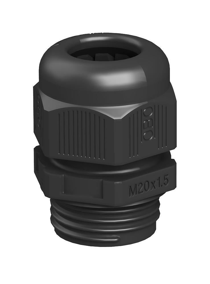 M20 IP68 Metric Cable Gland With Strain Relief Black - 2022887 [10 Pieces]