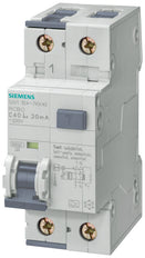 Siemens 6A RCBO Circuit Breaker 30mA Type A 10kA - 5SU13547KK06