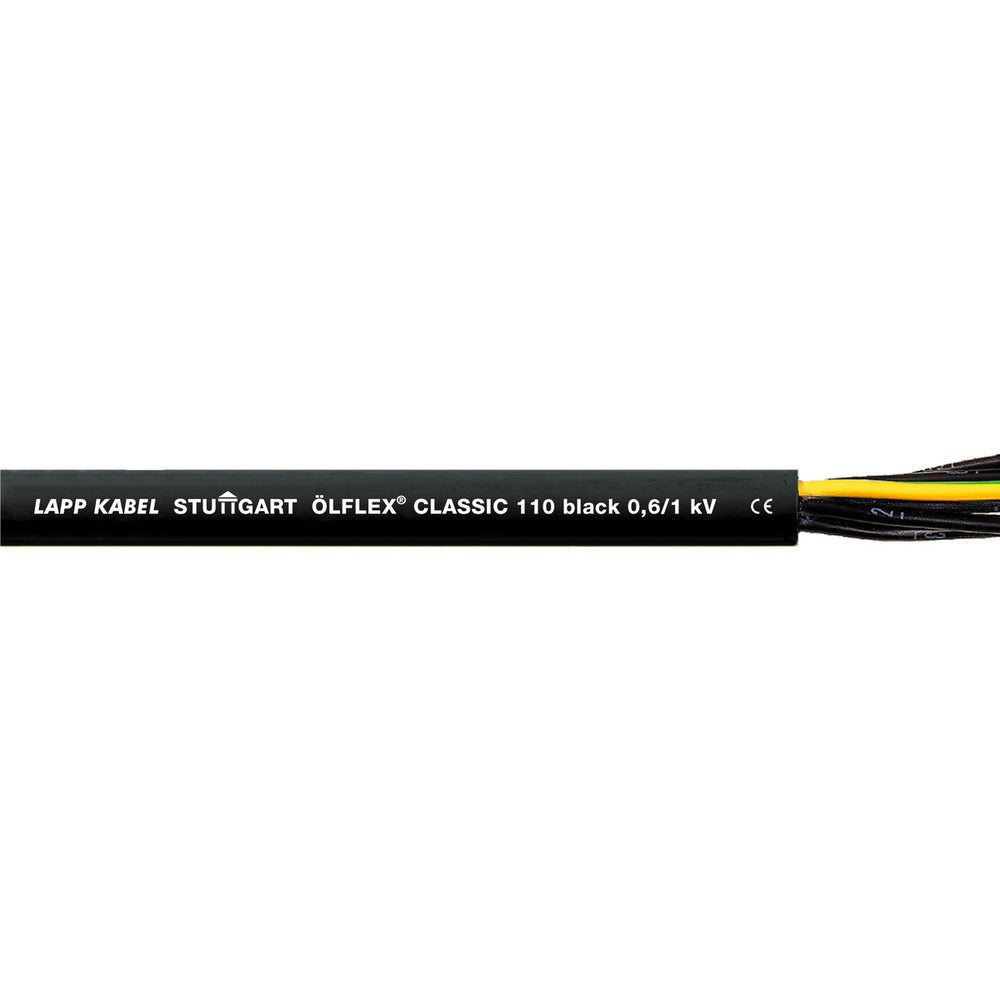 10 meter Lapp 1119805 Ölflex Classic, 110, pvc-stuurleiding 5 x 0,75 mm², zonder groen-gele beschermende geleiders, stuurkabel 5-aderig, 5-aderig 10 meter Lapp 1119805 Ölflex Classic, 110, pvc-stuurleiding 5 x 0,75 mm², zonder groen-gele beschermende geleiders, stuurkabel 5-aderig, 5-aderig