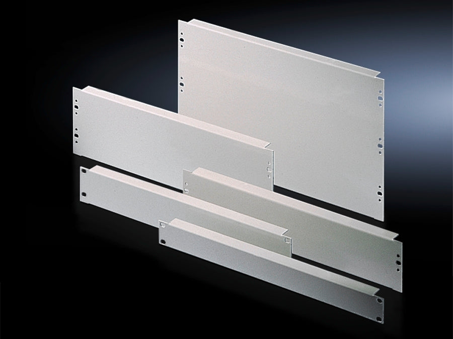Base Planking Panel Rittal 19 Inch 2U Blanking Panel Set Gray RAL7035 - 7152035 [2 Pieces ...