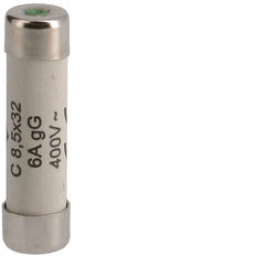 Hager Weber C-Type Cylindrical Fuse 6A 400V 8.5x32mm - L8532C06 [10 Pieces]