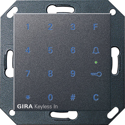 Gira Keyless In System 55 Anthracite Access Keypad - 260528