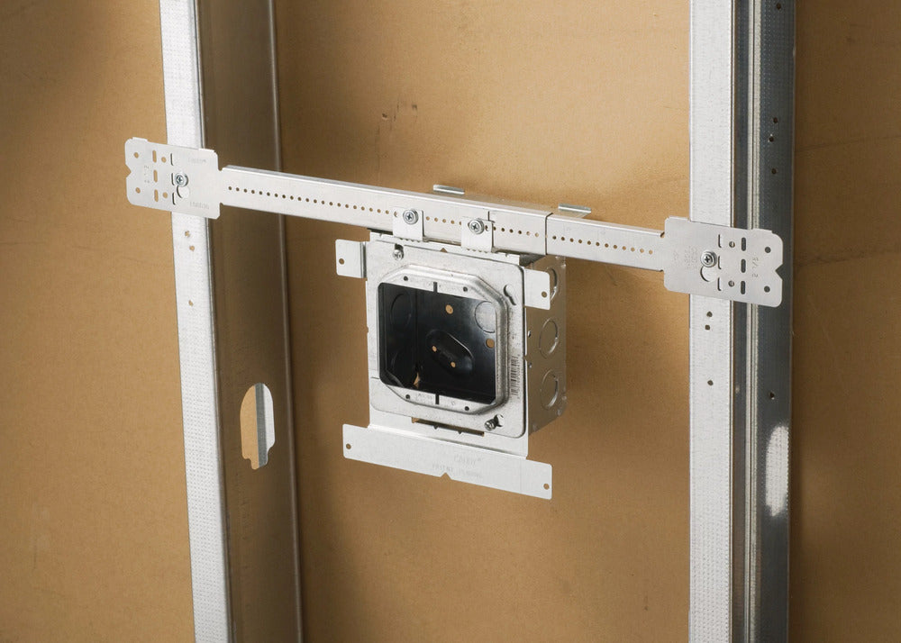 Telescoping Box Bracket 432-660mm With Mounting Points - 187191 [2 Pieces]