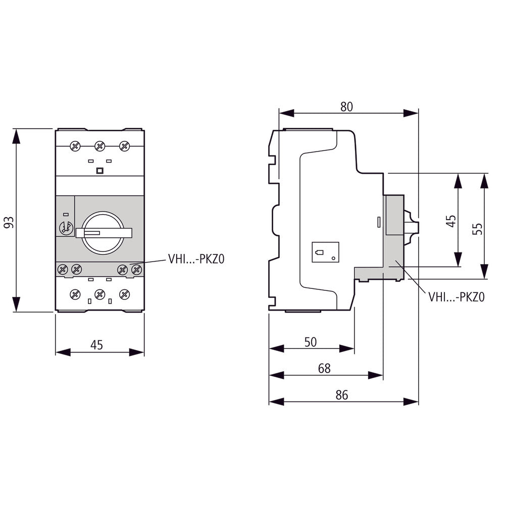 Eaton PKZM0 10A Motor Protection Circuit Breaker - 199186