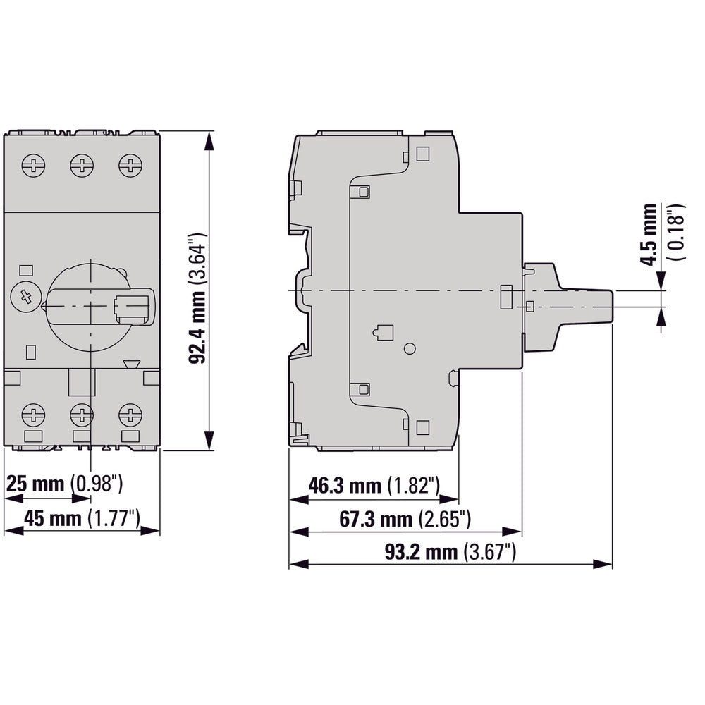 Eaton PKZM0 10A Motor Protection Circuit Breaker - 199186