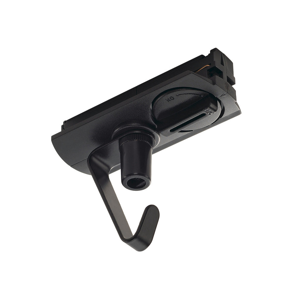 SLV 1-Circuit Track Adapter With Hook Black - 143170 | Tameson.com