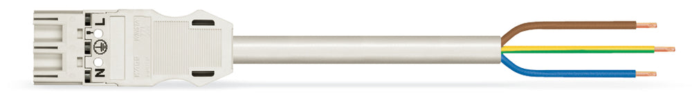 Wago Winsta 3-Pole Pre-Assembled Connection Cable - 771-9993/207-302