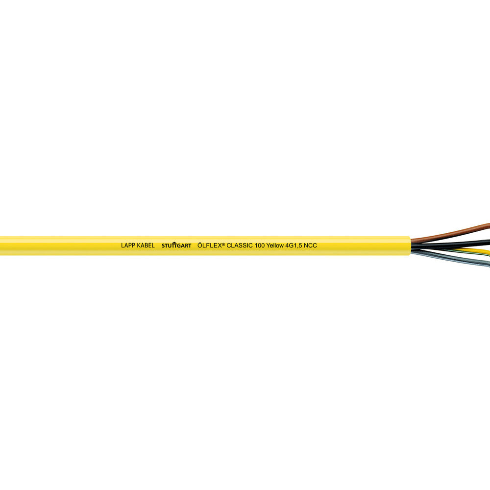 Lapp Olflex Classic 100 Yellow 3G2.5 Control Cable - 0010401 [10 Meters]