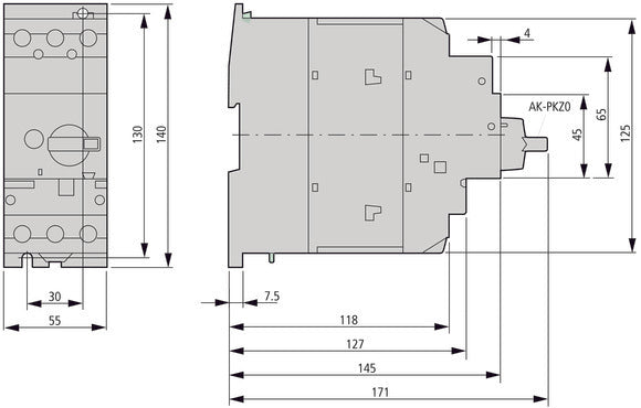 Eaton PKZM4-25 Motor Protection Circuit Breaker 16-25A - 222352