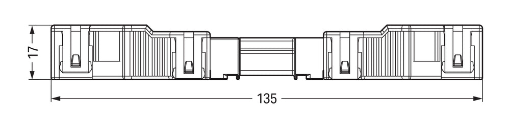 Wago Winsta Midi 770-315 5-Pole Connector With Strain Relief - 770-315