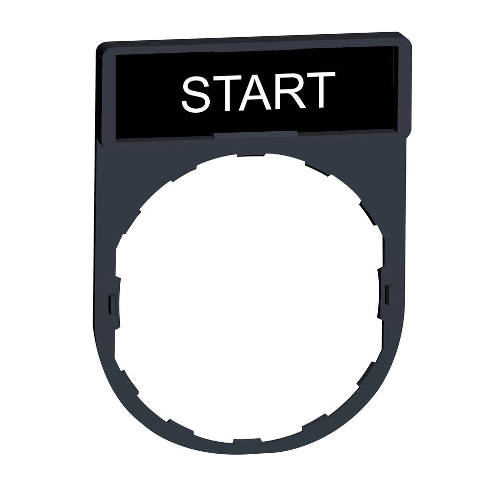 Harmony XB4 XB5 Start Label Holder 30x40mm - ZBY2303 [5 Pieces]