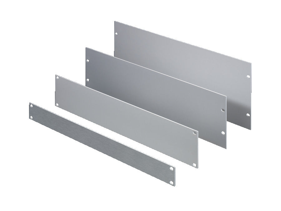 Rittal 3U Aluminum Blanking Plate - 1933200 [3 Pieces]