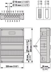 Eaton S55 Flex Single Phase 4 Group Distribution Board - 1978220