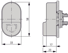 Eaton M22-T-DD Double Actuator Protection Membrane - 216396