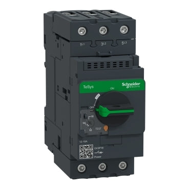 Schneider TeSys GV3P18 Motor Circuit Breaker 12-18A - GV3P18