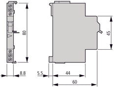 Eaton FAZ XAM002 Auxiliary Contact Switch 2W - 262414