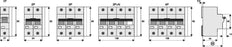 Eaton AZ-4-C80 4-Pole MCB Circuit Breaker 80A - 211802