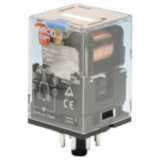 Omron MK-S DPDT 24VDC 10A Relay With LED Indicator - MKSN8498F