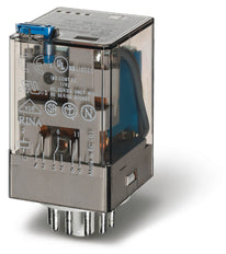 Finder Industrial Relay 3CO 10A 24VDC With Test Button - 60.13.9.024.0040