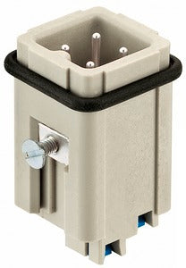 Harting Han 3A Male Quick Lock Connector Insert 10A - 09200032633