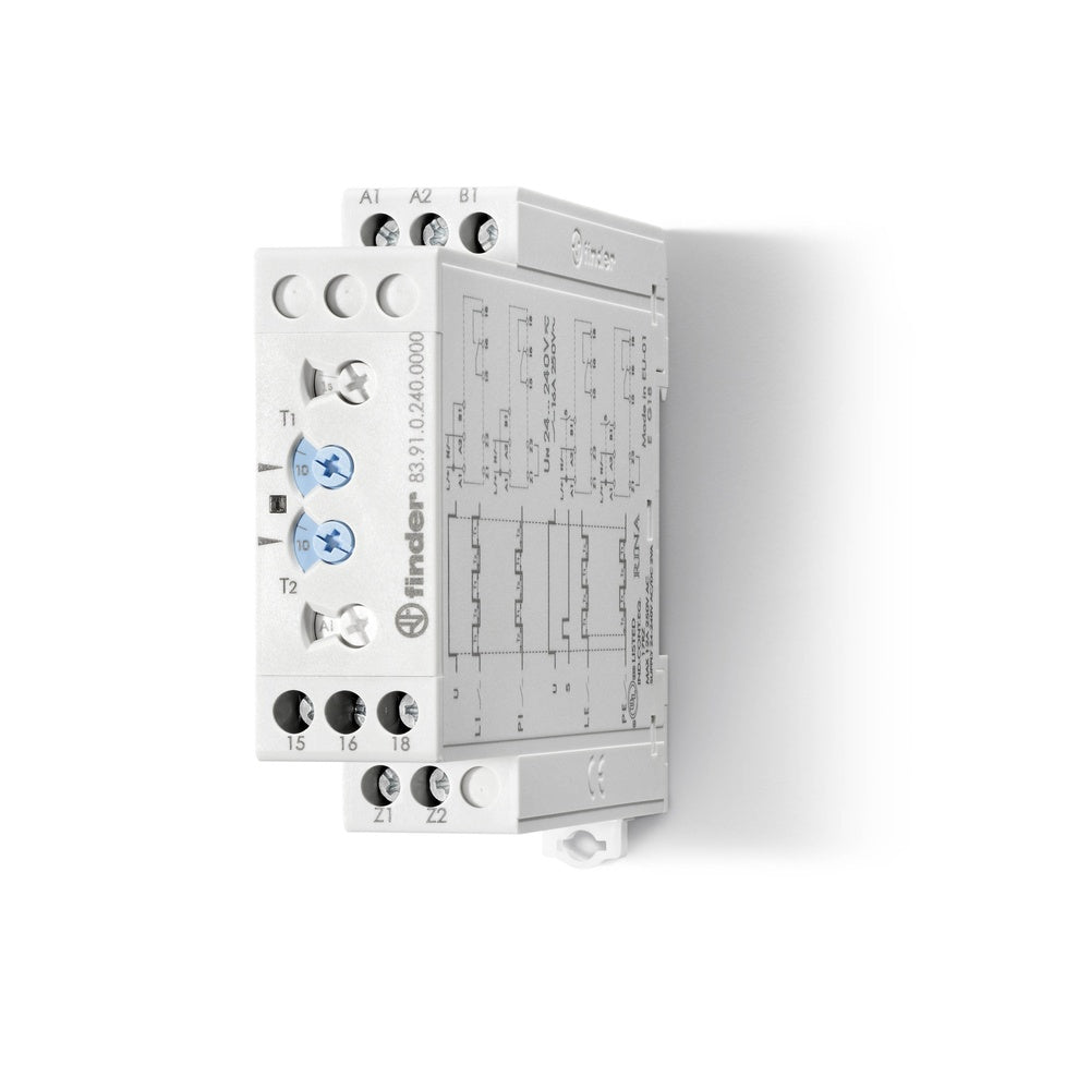 Finder 83.91 Industrial Timer Relay 16A 24-240V AC/DC - 83.91.0.240.0000